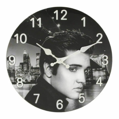 Hometime Wall Clock Icon Elvis Presley The King Design
