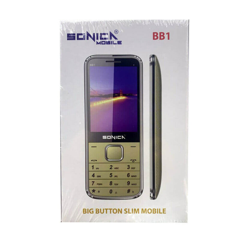 SONICA BB1 - Dual SIM FM Radio LED Torch SENIOR Phone