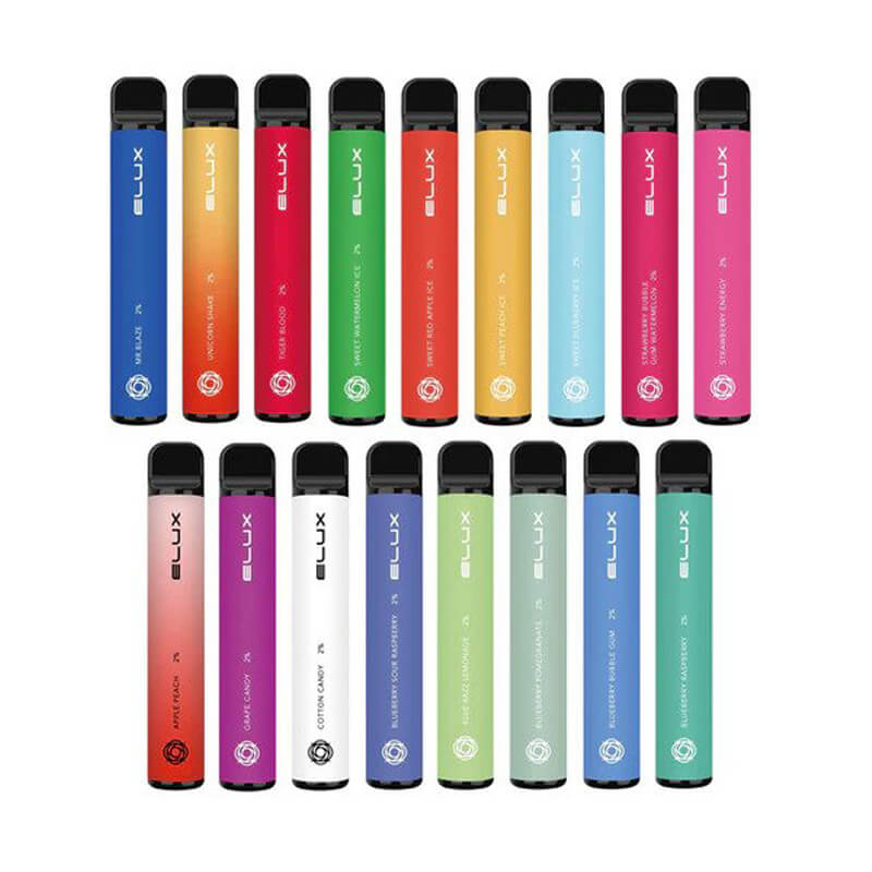 Elux Mini Disposable Vape Pen 600 Puffs (Pack of 5)