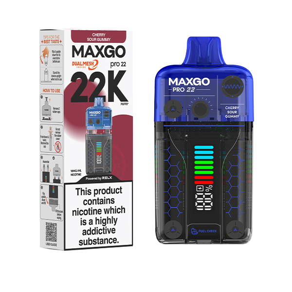 Maxgo Pro 22k Disposable Vape Kit - 20mg