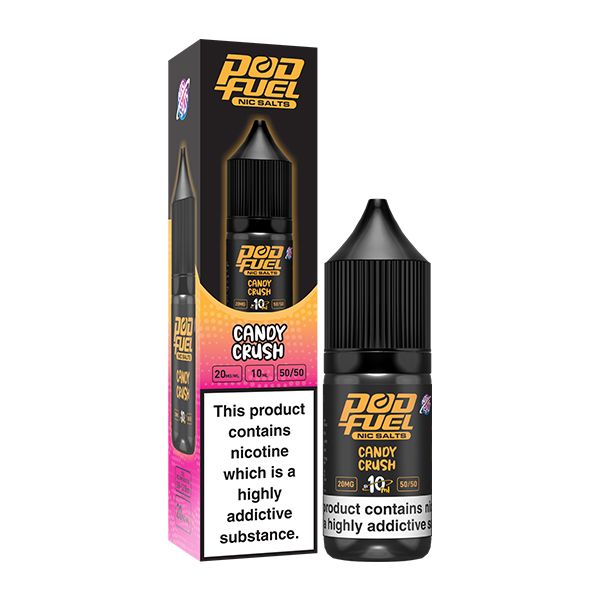 Candy Crush 10ml Nic Salt E-liquid by Pod Fuel