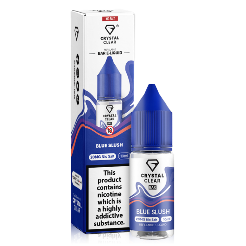 Blue Slush Nic Salt by Crystal Clear Bar Salts
