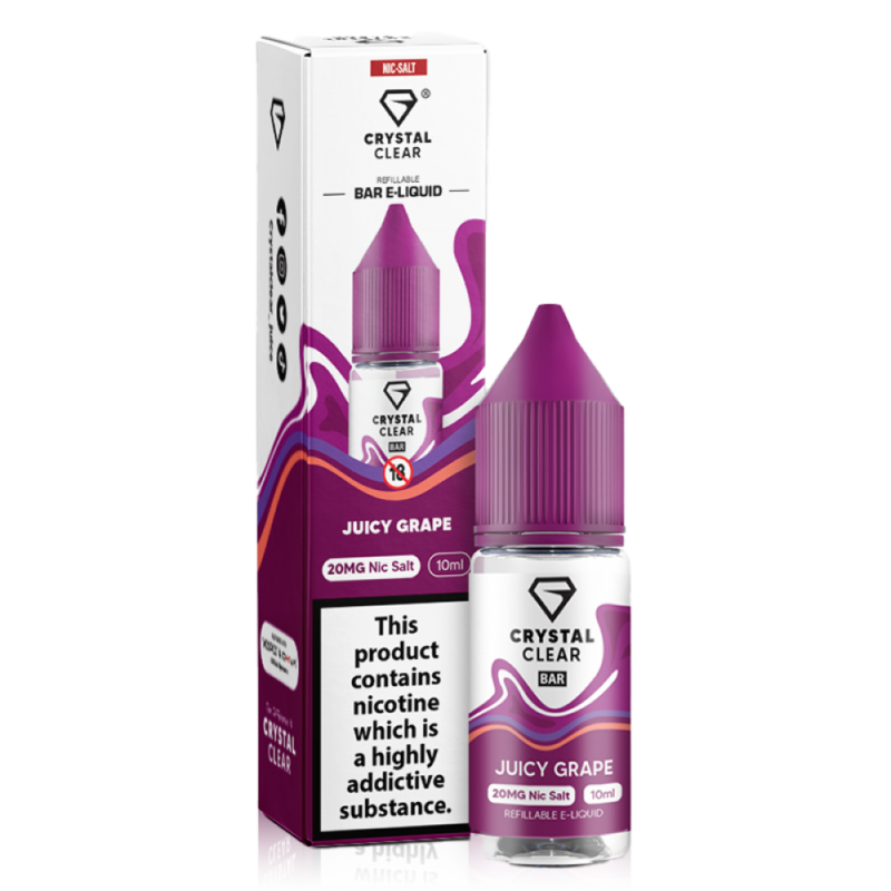 Juicy Grape Nic Salt by Crystal Clear Bar Salts