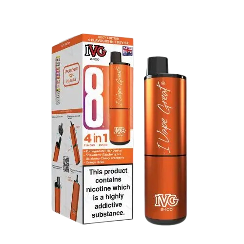 IVG 2400 Disposable Vape Pod Kit (4 in 1)
