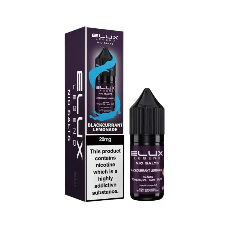 Elux Legend Blackcurrant Lemonade Nic Salt E Liquid