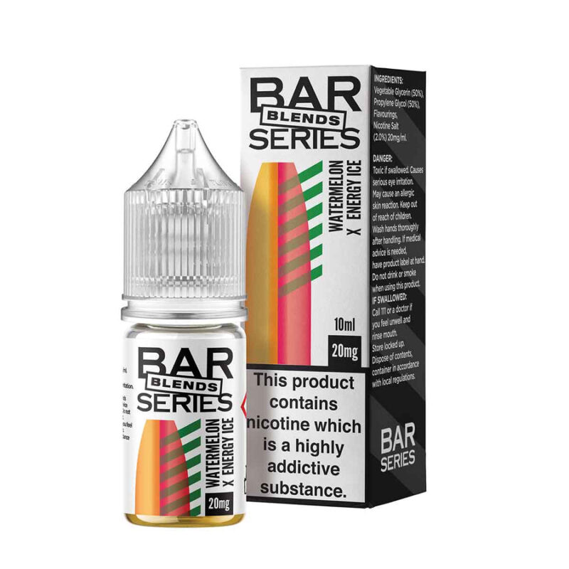 Watermelon x Energy Ice Nic Salt E-Liquid by Bar Series Blends