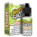 Apple Zillion Salts 10ml Nic Salt E-Liquid - Pack of 5