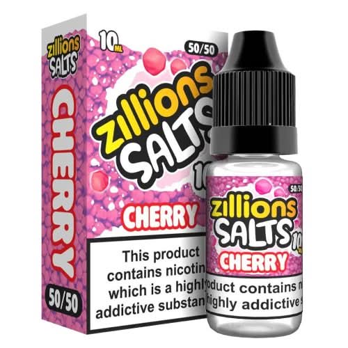 Cherry Zillion Salts 10ml Nic Salt E-Liquid - Pack of 5