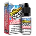 Cherry And Blue Raspberry Zillion Salts 10ml Nic Salt E-Liquid