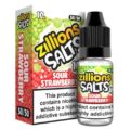 Sour Strawberry Zillion Salts 10ml Nic Salt E-Liquid - Pack of 5