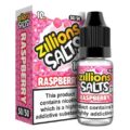 Raspberry Zillion Salts 10ml Nic Salt E-Liquid - Pack of 5
