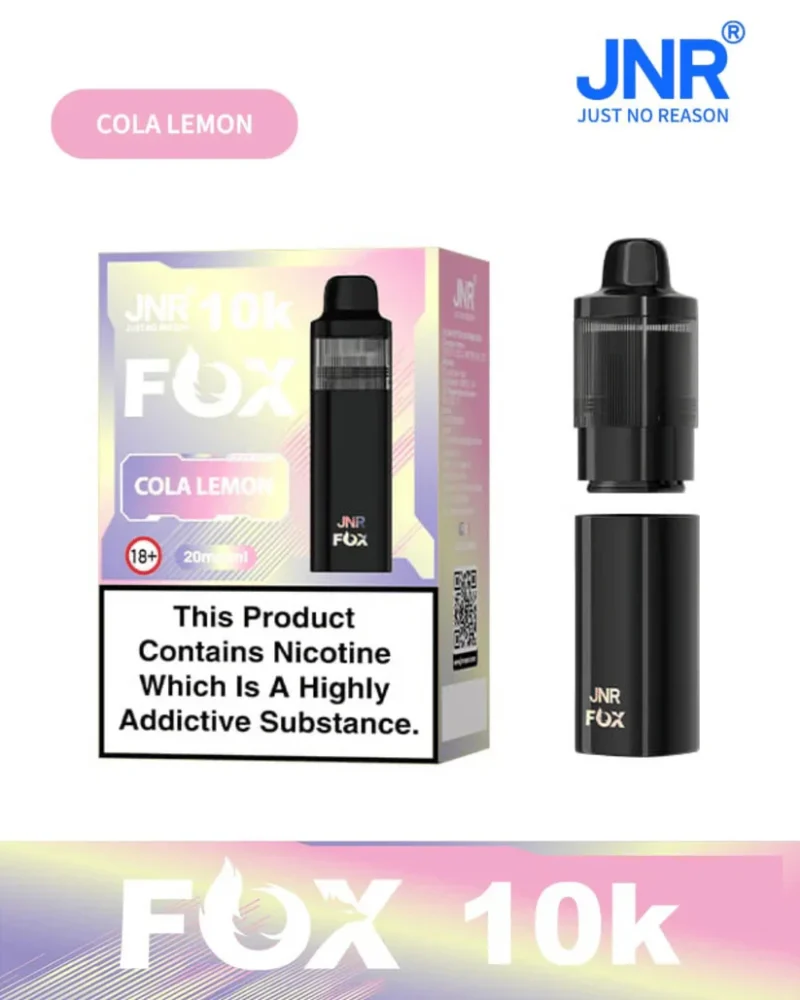 Cola Lemon JNR Fox 10K Prefilled Pod Vape Kit