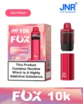 Juicy Peach JNR Fox 10K Prefilled Pod Vape Kit