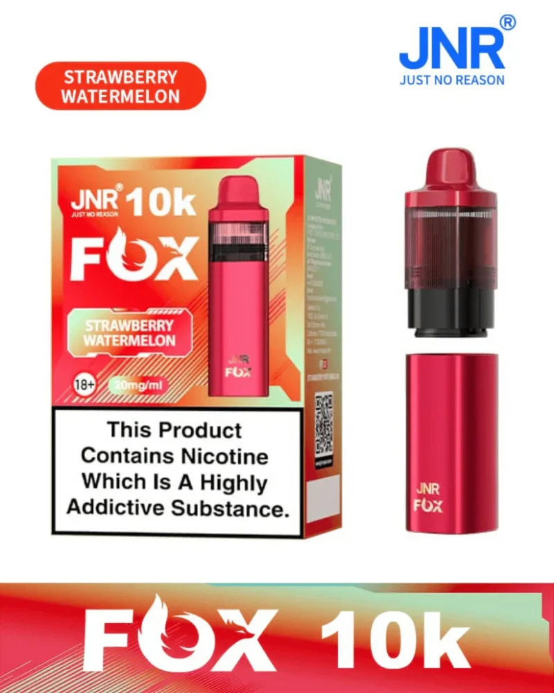 Strawberry Watermelons JNR Fox 10K Prefilled Pod Vape Kit