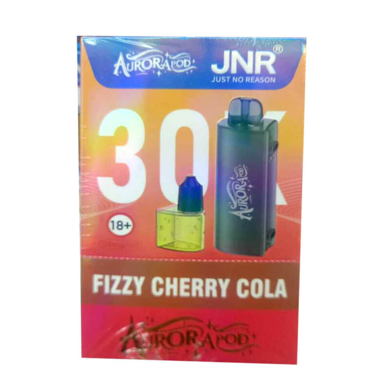⁠Fizzy Cherry Cola JNR Aurora 30k Puffs Pod Vape Kit