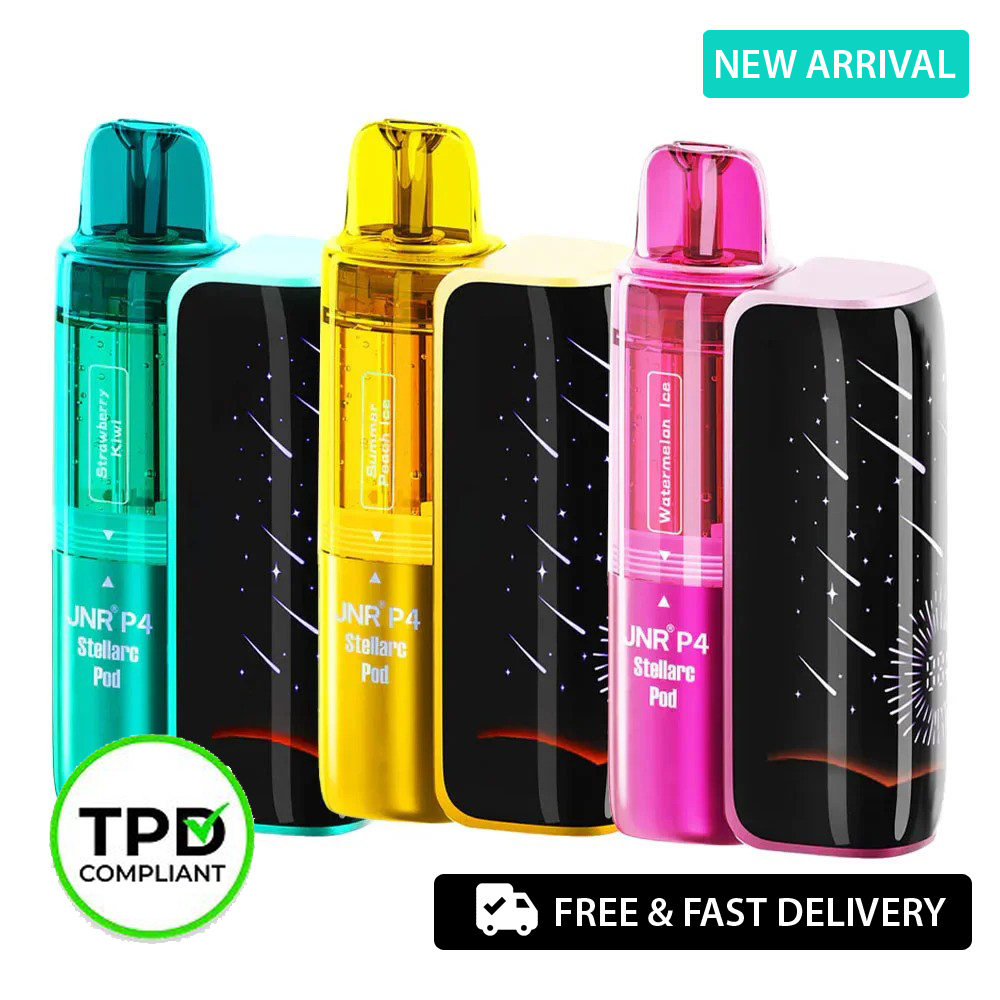JNR P4 Stellarc 100K Puffs Refillable Pod Kit