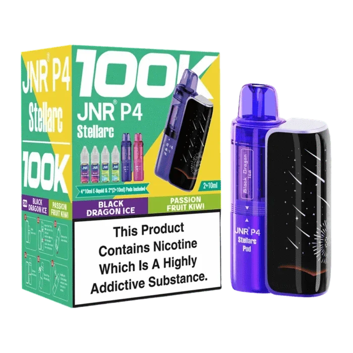JNR P4 Stellarc 100K Puffs Refillable Pod Kit