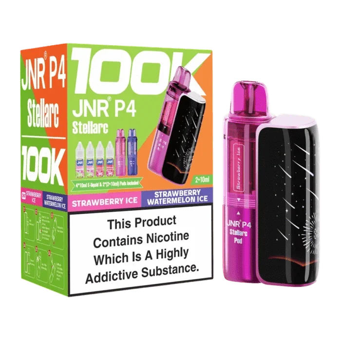 JNR P4 Stellarc 100K Puffs Refillable Pod Kit