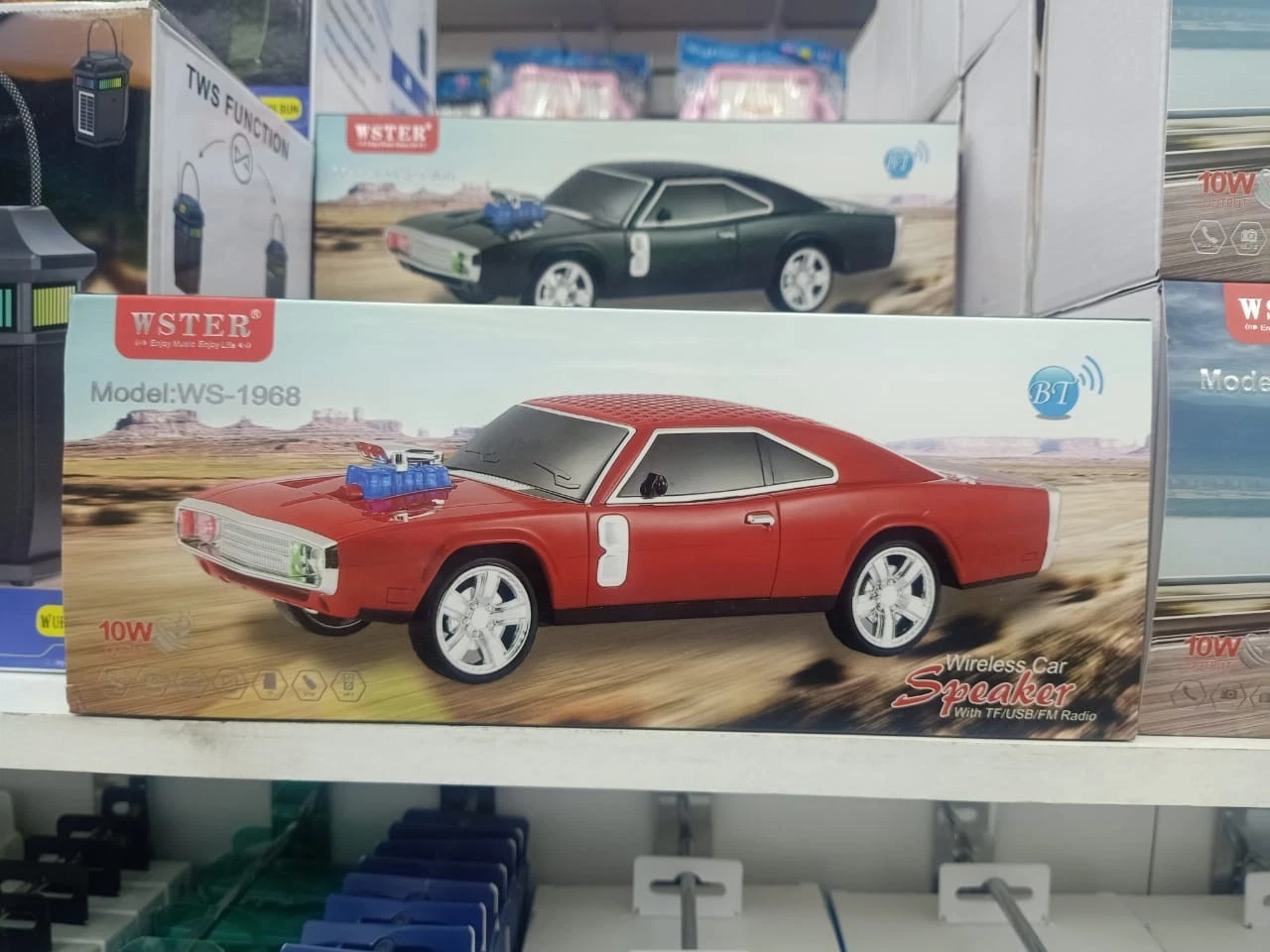 WSTER™ Wireless Bluetooth Car Speaker with TF/USB/FM – WS1968