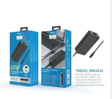 Manual Universal Laptop Charging Adapter 65W