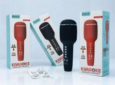 WSTER WS-900 Wireless Kids Karaoke Microphone with Speaker (BLACK)