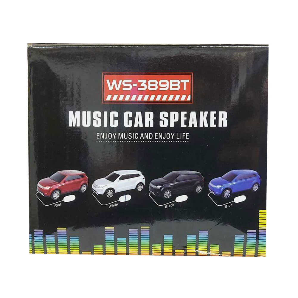 WSTER Wireless Bluetooth Car Speaker with TF/USB/FM (WS-389BT)